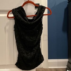 Elegant Black Sleeveless Top